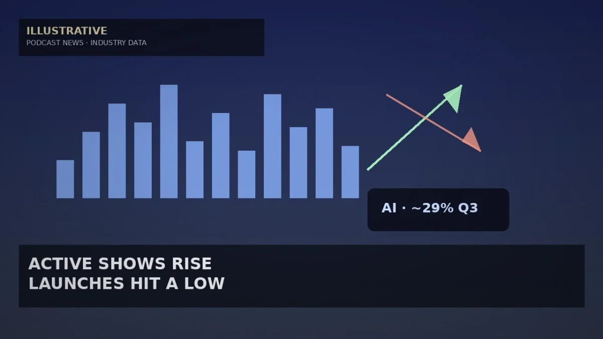 Listen Notes: Podcast Activity Near Record Highs as Q3 Launches Slow