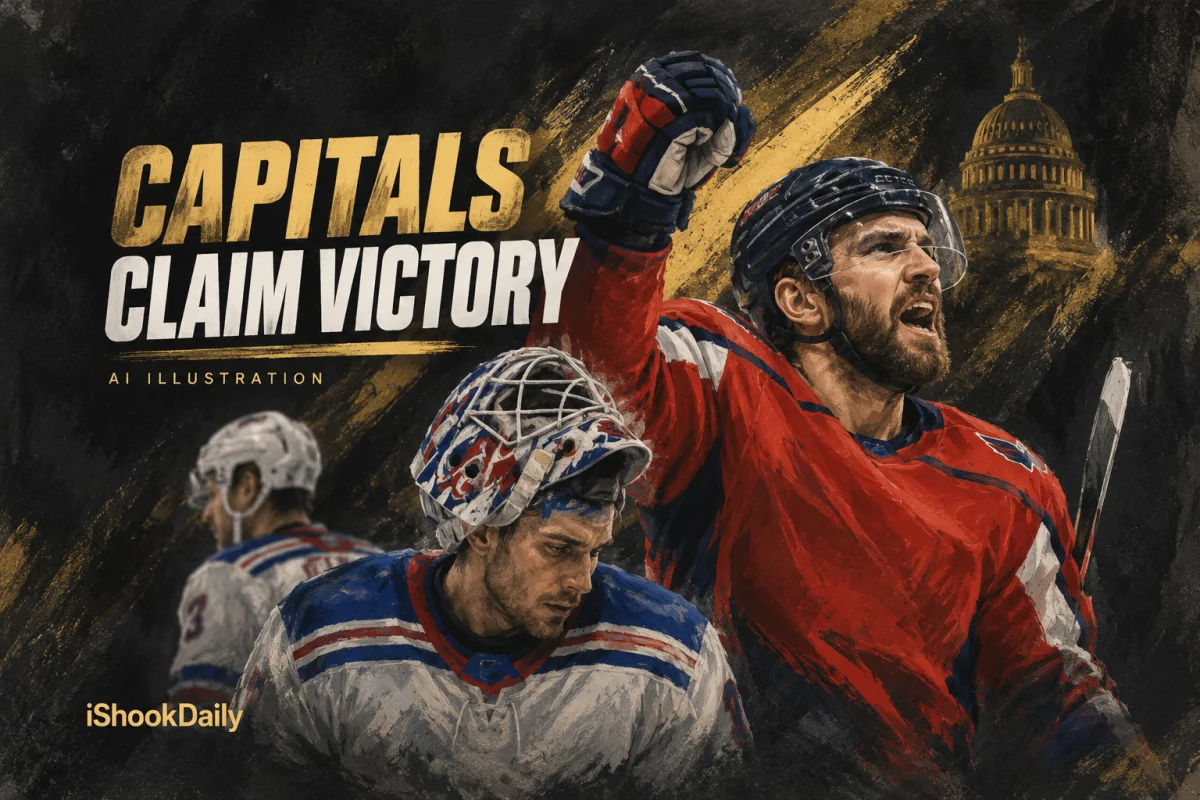 Capitals Beat Rangers 3-1 After Shesterkin Leaves Injured