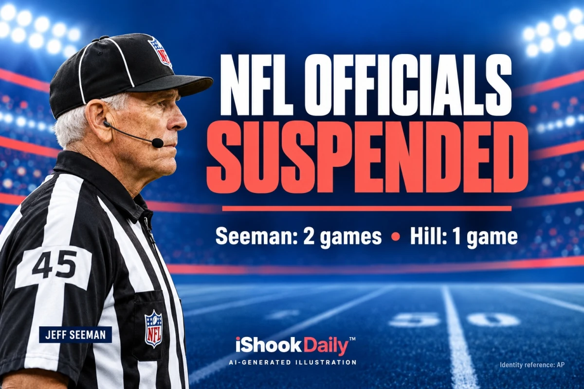 NFL Suspends Officials Jeff Seeman, Adrian Hill After Week 4 Outbursts