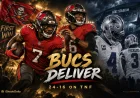 Bucs Beat Cowboys 24-16 on TNF as Irving and Rookie Daniels Deliver First Win