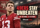 49ers Stay Unbeaten, Edge Seahawks 32-29 as Greenlaw Is Ejected