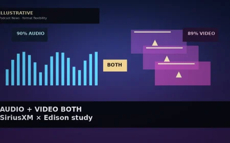 SiriusXM–Edison: Podcast Fans Use Audio and Video Both