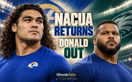 Puka Nacua Cleared to Return; Aaron Donald Out vs. Eagles