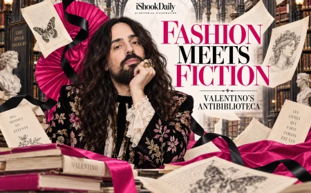 Valentino’s ‘Antibiblioteca’ Turns a Paris Library Into a Runway