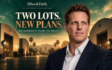 Ellison Says Skydance Will Split Film and TV Across Its Two Lots