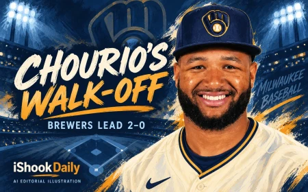 Chourio Walks Off Mason Miller as Brewers Take 2-0 NLDS Lead