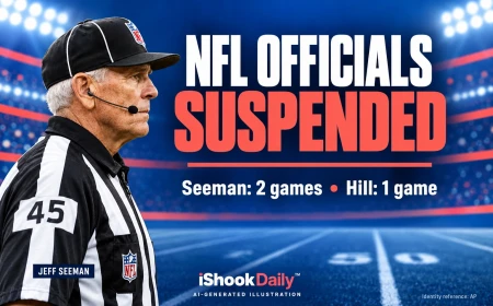 NFL Suspends Officials Jeff Seeman, Adrian Hill After Week 4 Outbursts