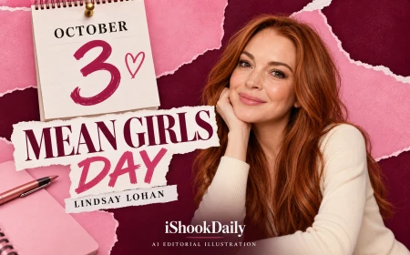 Lindsay Lohan Recreates Mean Girls Oct. 3 Scene With Mark Waters