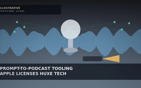 Apple Licenses Huxe AI Tools That Generate Podcasts From a Prompt