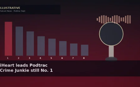Podtrac: iHeart Still Leads as Crime Junkie Tops September