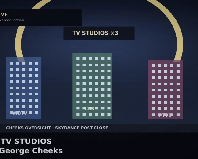 Cheeks to Oversee All Three Skydance TV Studios