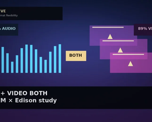 SiriusXM–Edison: Podcast Fans Use Audio and Video Both