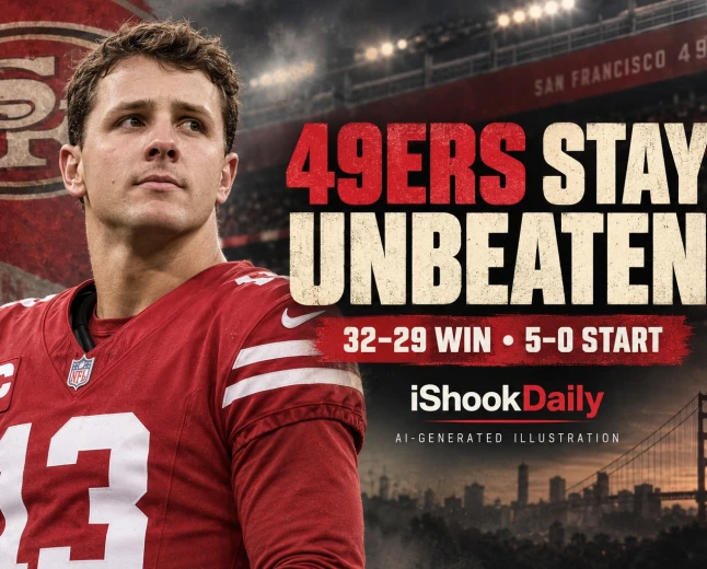 49ers Stay Unbeaten, Edge Seahawks 32-29 as Greenlaw Is Ejected