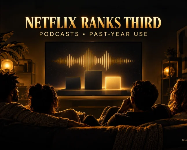 Sounds Profitable: Netflix Ranks Third Among Podcast Platforms